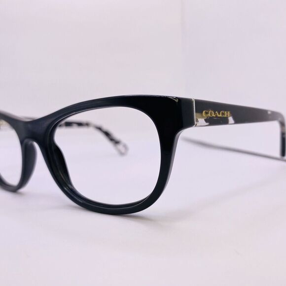 Coach Authentic Eyeglasses HC 6081 5348 51 [] 18 135 MM Black Crystal Mosaic - Picture 2 of 7